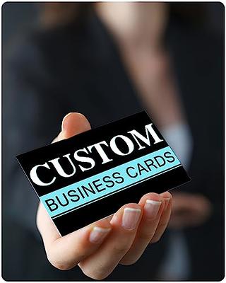 Custom Business Card Magnets, Personalized Business Card Magnets, Easy  Time Saving Compared to Peel and Stick, Upload Your Own Design, 10, 25,  50, 100, 250 Pack of Custom Magnetic Business Cards