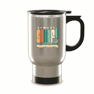 14 oz Stainless Steel Travel Mug - Yahoo Shopping