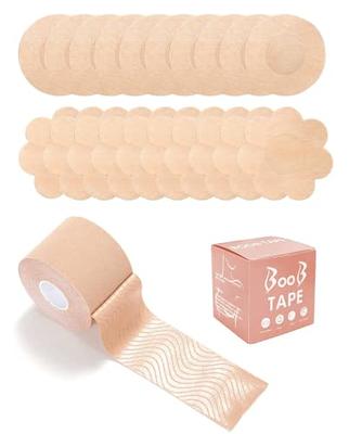Xl Breast Lift Tape For Large Breasts, Breathable Chest Support