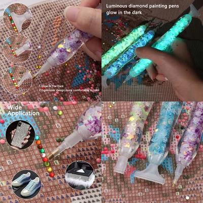 DIY 5D Diamond Painting, Luminous Diamonds Painting Cross Stitch Drill  Crystal Rhinestone Embroidery Pictures Arts Craft for Home Wall Decor  Gift-Your Friends, Kids Playing (#11) 