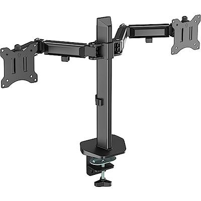 Suptek Monitor Mount Gas Spring Monitor Arm Desk Mount Fully Adjustable  Fits 17 20 22 23 24 26 27 inch Monitors Weight Capacity up to 13.2 lbs