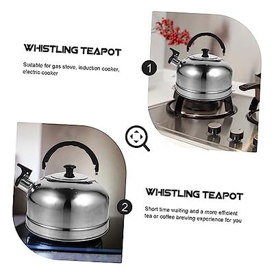 1 Pc Stovetop Whistling Kettle Camping Kettles for Boiling Water