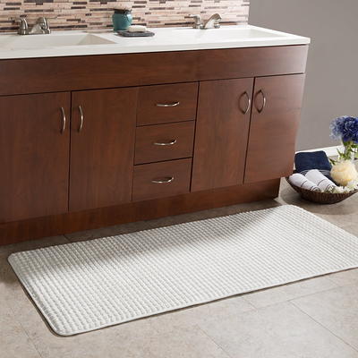 20x30 Capri Haven Bath Mat Brown - Home Dynamix