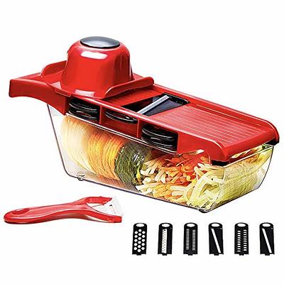 Vegetables Chopper Manual Food Processor , Ourokhome Portable Pullover  String Garlic Mincer 