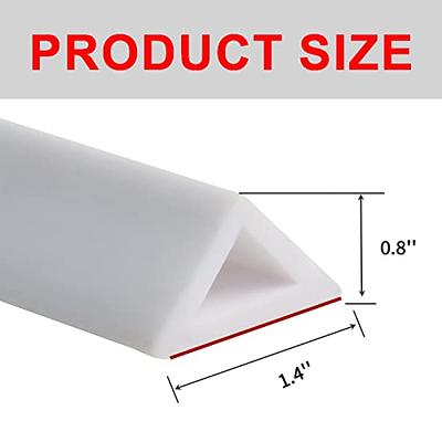 New Collapsible 67 Inch Shower Threshold Water Dam Collapsible Bath Shower  Barrier Water Stopper Retention System Dry and Wet Separation for Bathroom