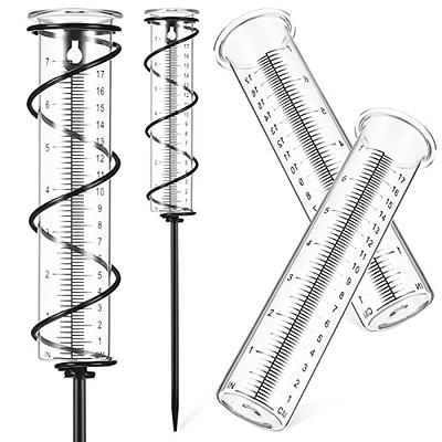 APSOONSELL Rain Gauge Outdoor - 7 Capacity Rain Gauges with Metal Stake,  Copper Rain Gauge Large Numbers Easy to Read for Garden Yard Lawn  Decoration (Z-Green) - Yahoo Shopping