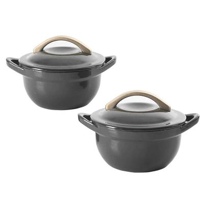 Tramontina Covered Braiser Enameled Cast Iron 4-Quart Gradated Red,  80131/050DS