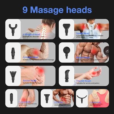 Neck Massager, 6 Rollers Shoulder Massager, Handheld Self Muscle Massage  With Muscle Relaxing Massage Points, Ergonomic Design, Lightweight And  Portab