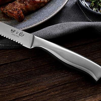 Dura Living Elite Series 8 Piece Stainless Steel Steak Knife Set