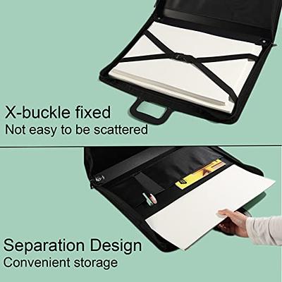 11x17 Portfolio with Zipper Closure PP Material Oxford Cloth Edge  Waterproof Black 1 Pack - Yahoo Shopping