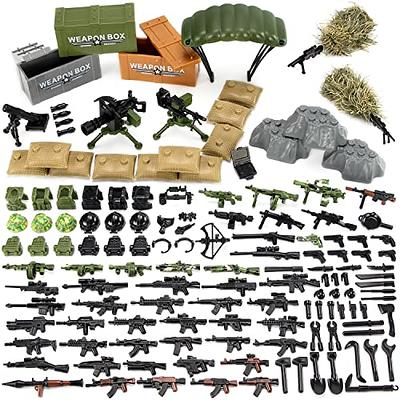 Feleph Weapon Pack Military Army WW2 Toys for Soldier Figures, Swat Team  Gear Set for Boys, Battle Building Blocks Bricks Compatible with Major  Brand - Yahoo Shopping