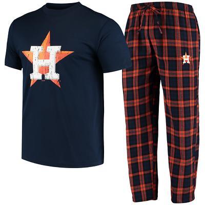 Women's Houston Astros Concepts Sport Orange Zest Allover Print Button-Up  Shirt & Shorts Sleep Set