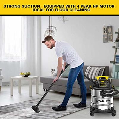 Stanley Stainless Steel Wet/Dry Vacuum 4.0 Peak HP