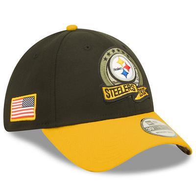 Men's New Era Black Pittsburgh Steelers Camo Tone 39THIRTY Flex Hat