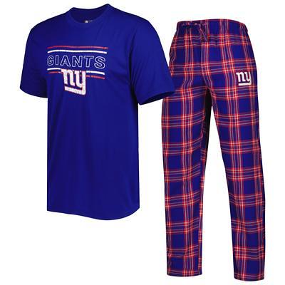 Toddler New York Giants Royal Red Zone Jersey & Pants Set