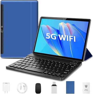 AOYODKG Tablet 2 in 1, Tablet 10.1 inch Android Tablet with Keyboard,  2.4/5G WiFi, 8GB+64GB(1TB Expand), Octa-Core, IPS HD Display, Dual Camera,  Bluetooth, GMS Certified Tablet PC, AYO-M40 (Blue) - Yahoo Shopping