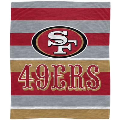 Fanatics Los Angeles Rams 50'' x 60'' Vintage Triple Stripe French Terry Sherpa Blanket