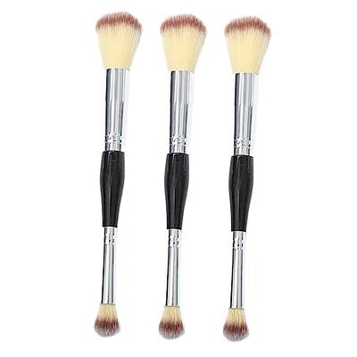 FRCOLOR 3pcs Double-ended Powder Brush Trimming Plastic Travel Loose Powder  - Yahoo Shopping