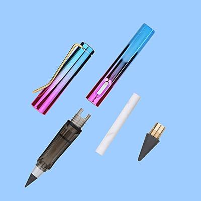 10 Pieces Everlasting Pencil Inkless Pencil Eternal Mechanical Pencil  Replaceable Head Office Schoo