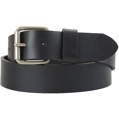 1-1/2 in. US Steer Hide Harness Leather Men's Belt w/ Antq. Nickel Roller  Buckle- Black - Yahoo Shopping