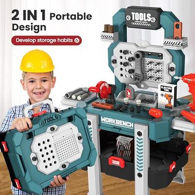  Kids Tool Bench, Toddler Toy Workbench and Tool Playset, Play Tool  Bench Workshop for Boys, Pretend Play Construction Tool Toys for Toddler,  Christmas Birthday Gift for Kids : Toys & Games