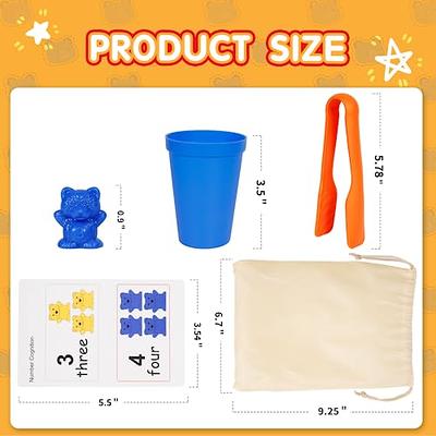 Counting Matching Game with Sorting Cups Color Classification and