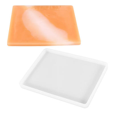 Transparent White Square Heart Rectangle Round Coaster Molds Silicone Epoxy  Resin Casting Molds DIY Jewelry Pendant Making Mould Tools 