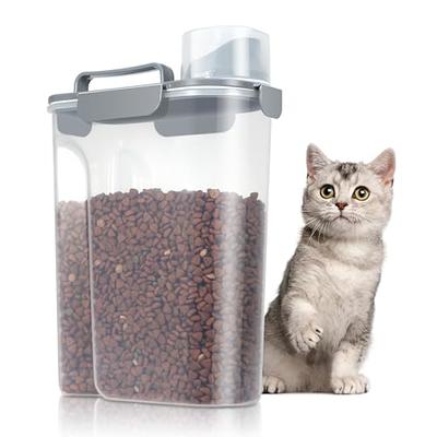 Upgraded Dog Food Storage Container Small, Cat Food Container Grey