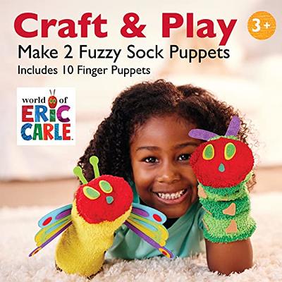  DIY Hand Puppet Kit, Makes 12 Sock Puppets - Crafts