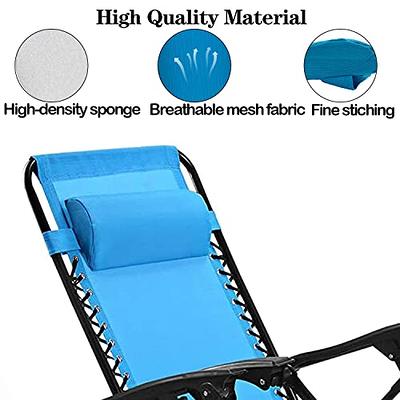 Head Cushion Pillow Headrest For Folding Recliner Chair Lounge Chair  Removable