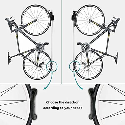 PHUNAYA Bike Hanger Wall Mount Bike Hook Horizontal Foldable Bicycle Holder Garage Bike Storage Bicycle Hoist Heavy Duty Screws