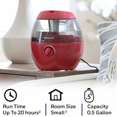 Honeywell Mini Mist Cool Mist Humidifier, Ultra Quiet, Filter Free,  1/2-Gallon Capacity