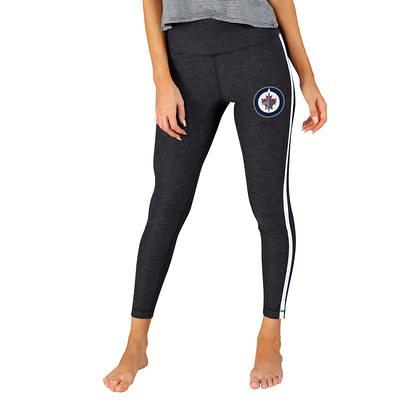 New York Yankees Concepts Sport Women's Centerline Knit Leggings - Charcoal/White