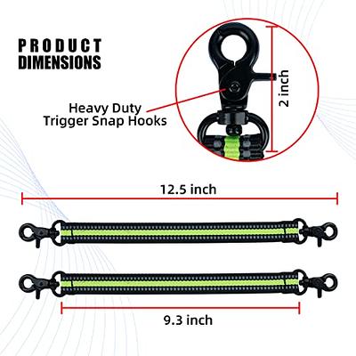 MELOTOUGH Tape Thong for Tool Belt Waist Electricians Tape Holder Chain  with Keyring and Trigger snap Hook + Tape Thong Electrical Tape Holder for