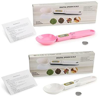 Weight Measuring Spoon LCD Electronic Kitchen Scale 500g 0.1g Measuring  Food Spoon Scale Mini Kitchen Tool for Milk Coffee Scale