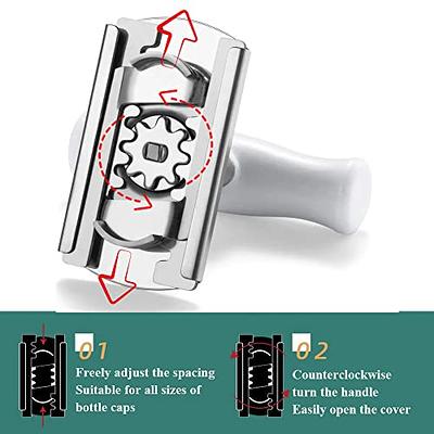 Magnetic Multifunction Jar Opener Adjustable Can Gripper Tight Lid Opener  Kitchen Home Gadgets Elderly with Arthritis and Hand