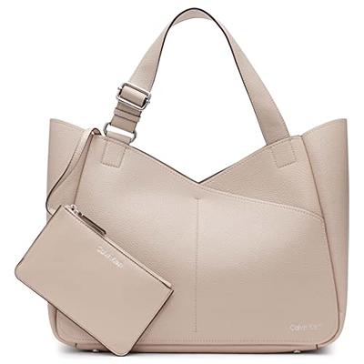 Calvin Klein Leather Exterior White Bags & Handbags for Women for