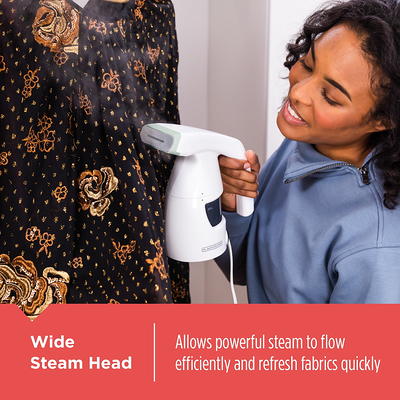 BLACK DECKER Easy Garment Steamer Powerful and Quick Steam