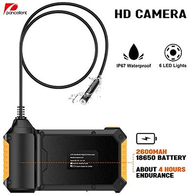 Pancellent Dual Lens Industrial Endoscope, 1080P Digital Borescope