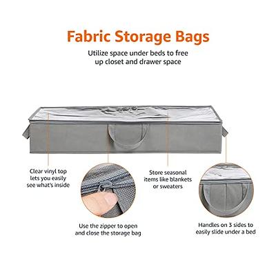 Clear Storage Bag - Under Bed, Blanket and Sweater.