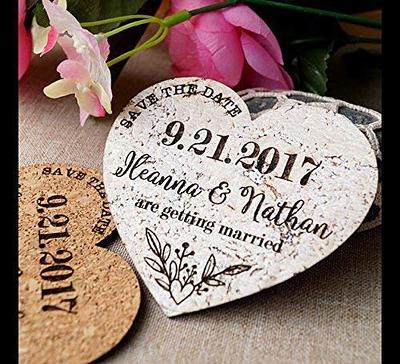 Save the date magnets for weddings, save the date announcements, wedding  save the dates, cork save the dates, heart save the date magnets - Yahoo  Shopping