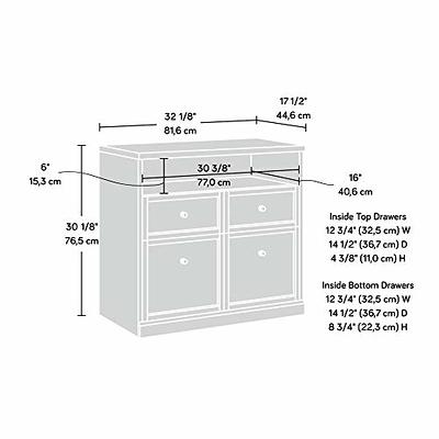 Sauder Craft Pro Series Storage Cabinet, White finish - Yahoo Shopping