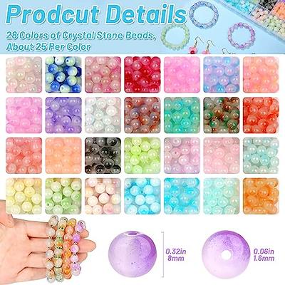 QUEFE Pony Beads for Bracelet Making Kit, Kandi Beads for Jewelry Making,  Polymer Clay Beads Letter Beads for Jewelry Making, DIY Arts and Crafts