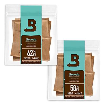 Boveda Supply Starter Kit - RH 2-Way Humidity Control – All In One Humidity  Control - Keep Items Fresh - Contains: 58% & 62% Humidity Packs – For Glass  & Humidor – Size 67-8 Count Resealable Bag - Yahoo Shopping