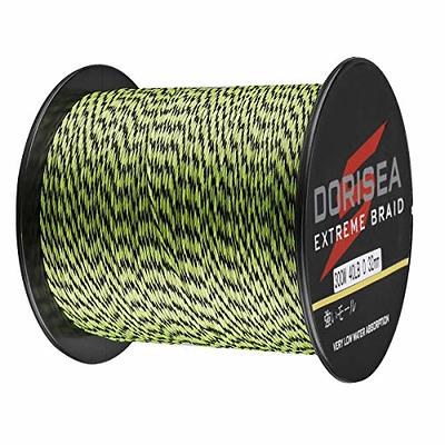 Dorisea Extreme Braid 100% Pe Multi-Color(Fluorescent Green&Black