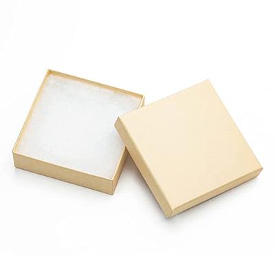 batifine Cardboard Jewelry Gift Boxes, 40 Pack 3.5x3.5x1 Inch