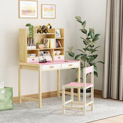 Kids' Highlands Desk with Hutch White - Hillsdale Furniture