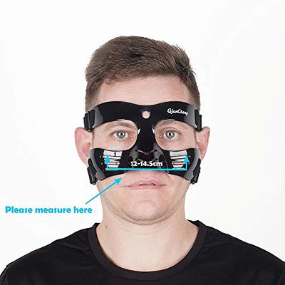 Nose Guard For Broken Nose, Adjustable Face Shield Mask For Sports