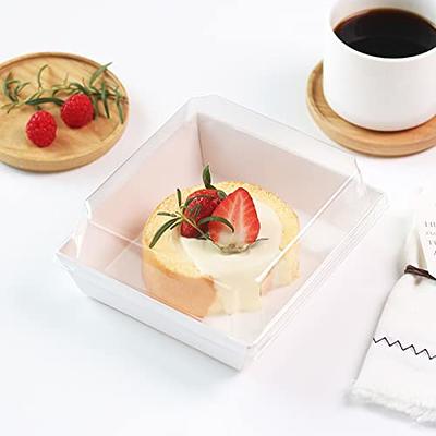 Charcuterie Square Boxes With Clear Lids Oil proof - Temu