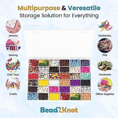 Bead Storage Box with Compartments Container for Hardware Earrings  Necklaces